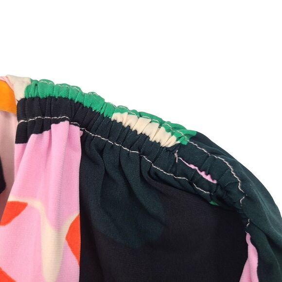 Donna Morgan NWT Ruched Surplice Neck Bodycon Tie Dress Size 6 - Picture 6 of 13